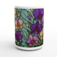Floral Cups -  Large and Small Ceramic Mugs