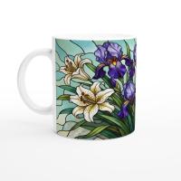 Floral Cups -  Large and Small Ceramic Mugs