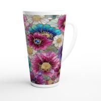 Latte 17oz Ceramic Mug - Coffee or Tea Cup, Extra Tall