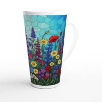 Latte 17oz Ceramic Mug - Coffee or Tea Cup, Extra Tall