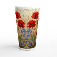 Latte 17oz Ceramic Mug - Coffee or Tea Cup, Extra Tall