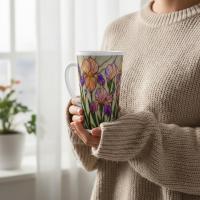 Latte 17oz Ceramic Mug - Coffee or Tea Cup, Extra Tall