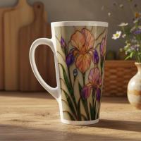 Latte 17oz Ceramic Mug - Coffee or Tea Cup, Extra Tall