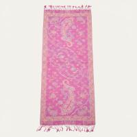 Reversible Soft Pashmina Shawl & Scarf for Women, Jacquard Brocade, Shawl, Sarong or Head Wraps