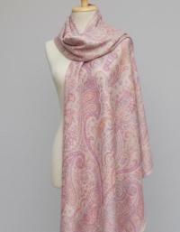 Soft Pashmina Shawl & Scarf for Women, Jacquard Brocade, Shawl, Sarong or Head Wraps