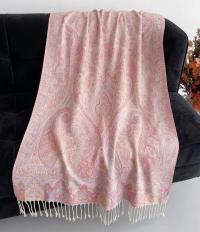 Soft Pashmina Shawl & Scarf for Women, Jacquard Brocade, Shawl, Sarong or Head Wraps