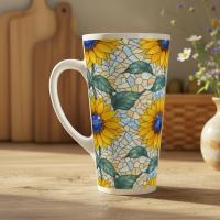 Latte 17oz Ceramic Mug - Coffee or Tea Cup, Extra Tall