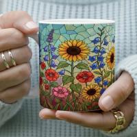 Floral Cups -  Large and Small Ceramic Mugs