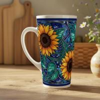 Latte 17oz Ceramic Mug - Coffee or Tea Cup, Extra Tall