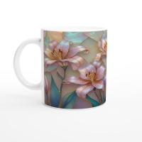Floral Cups -  Large and Small Ceramic Mugs