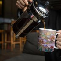 Floral Cups -  Large and Small Ceramic Mugs