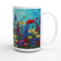 Floral Cups -  Large and Small Ceramic Mugs