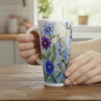 Latte 17oz Ceramic Mug - Coffee or Tea Cup, Extra Tall