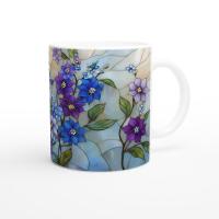 Floral Cups -  Large and Small Ceramic Mugs