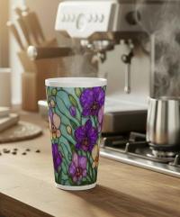 Latte 17oz Ceramic Mug - Coffee or Tea Cup, Extra Tall