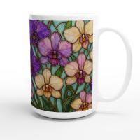 Floral Cups -  Large and Small Ceramic Mugs
