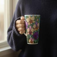 Latte 17oz Ceramic Mug - Coffee or Tea Cup, Extra Tall