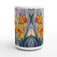 Floral Cups - Large and Small Ceramic Mugs