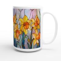 Floral Cups - Large and Small Ceramic Mugs