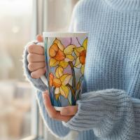 Latte 17oz Ceramic Mug - Coffee or Tea Cup, Extra Tall