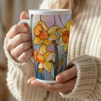 Latte 17oz Ceramic Mug - Coffee or Tea Cup, Extra Tall