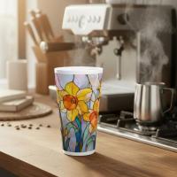 Latte 17oz Ceramic Mug - Coffee or Tea Cup, Extra Tall