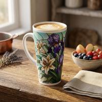 Latte 17oz Ceramic Mug - Coffee or Tea Cup, Extra Tall
