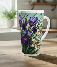 Latte 17oz Ceramic Mug - Coffee or Tea Cup, Extra Tall