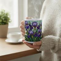 Floral Cups -  Large and Small Ceramic Mugs