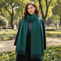 Emerald Blanket Shawl - Thick Wide Scarf - Pashmina Super Soft Wrap