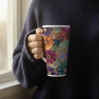 Latte 17oz Ceramic Mug - Coffee or Tea Cup, Extra Tall