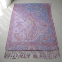 Reversible Soft Pashmina Shawl & Scarf for Women, Jacquard Brocade, Shawl, Sarong or Head Wraps