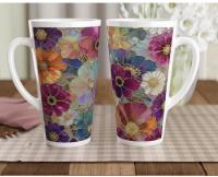 Latte 17oz Ceramic Mug - Coffee or Tea Cup, Extra Tall