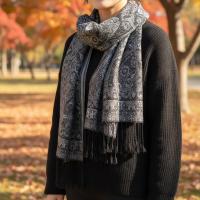 Soft Pashmina Shawl & Scarf for Women, Jacquard Brocade, Blanket Scarf, Head Wraps