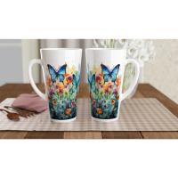 Latte 17oz Ceramic Mug - Coffee or Tea Cup, Extra Tall
