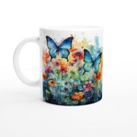 Butterfly - Large and Small Ceramic Mugs