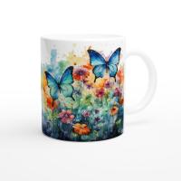 Butterfly - Large and Small Ceramic Mugs