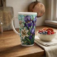 Latte 17oz Ceramic Mug - Coffee or Tea Cup, Extra Tall