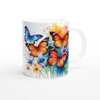 Butterfly - Large and Small Ceramic Mugs