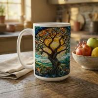 Tree - Large and Small Ceramic Mugs