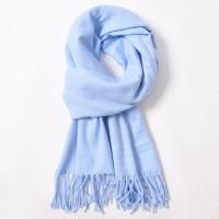 Light Blue Pashmina, Blanket Shawl - Lightweight Wide Scarf and Wrap