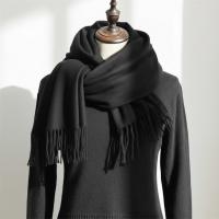 Black Pashmina, Blanket Shawl - Lightweight Wide Scarf and Wrap