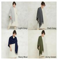 25 Colors - Cashmere Wool Blend - Blanket Scarf and Shawl - Multiple Colors Extra Soft Wrap