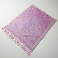 Soft Pashmina Shawl & Scarf for Women, Jacquard Brocade, Lightweight Blanket Shawl
