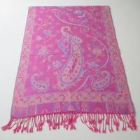 Reversible Soft Pashmina Shawl & Scarf for Women, Jacquard Brocade, Shawl, Sarong or Head Wraps
