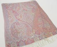 Soft Pashmina Shawl & Scarf for Women, Jacquard Brocade, Shawl, Sarong or Head Wraps