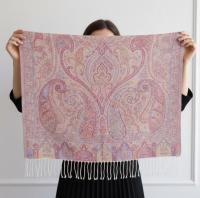 Soft Pashmina Shawl & Scarf for Women, Jacquard Brocade, Shawl, Sarong or Head Wraps