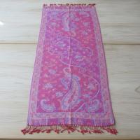 Reversible Soft Pashmina Shawl & Scarf for Women, Jacquard Brocade, Shawl, Sarong or Head Wraps