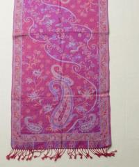 Reversible Soft Pashmina Shawl & Scarf for Women, Jacquard Brocade, Shawl, Sarong or Head Wraps