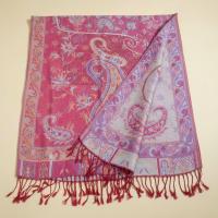 Reversible Soft Pashmina Shawl & Scarf for Women, Jacquard Brocade, Shawl, Sarong or Head Wraps